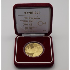 Zlatá medaile Karlův most - Au 1 Oz