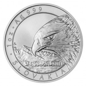 2022 - Stříbrná mince Orel 2 NZD  - 1 Oz