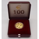 1999 - Zlatá medaile k zavedení EURO měny - 100 Euro, Au 1/4 Oz