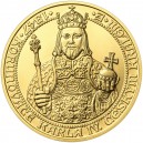 Zlatá pamětní medaile Karel IV. - Proof