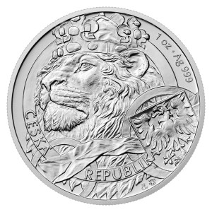 2024 - Stříbrná mince Český lev 2 NZD  - 1 Oz