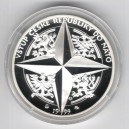 1999 - Sada 3 stříbrných medailí ke vstupu nových členů do NATO